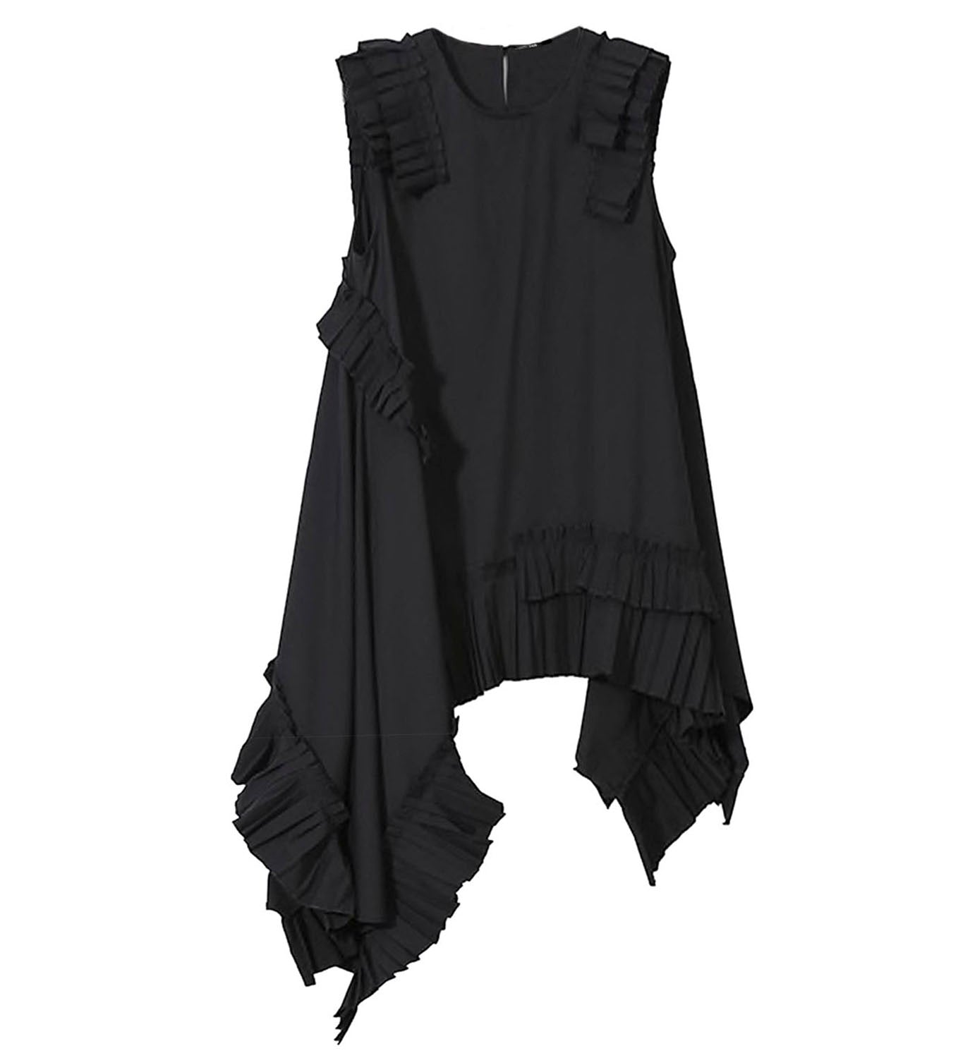 Pleated Asymmetrical Dress Pleated Asymmetrical Dress
