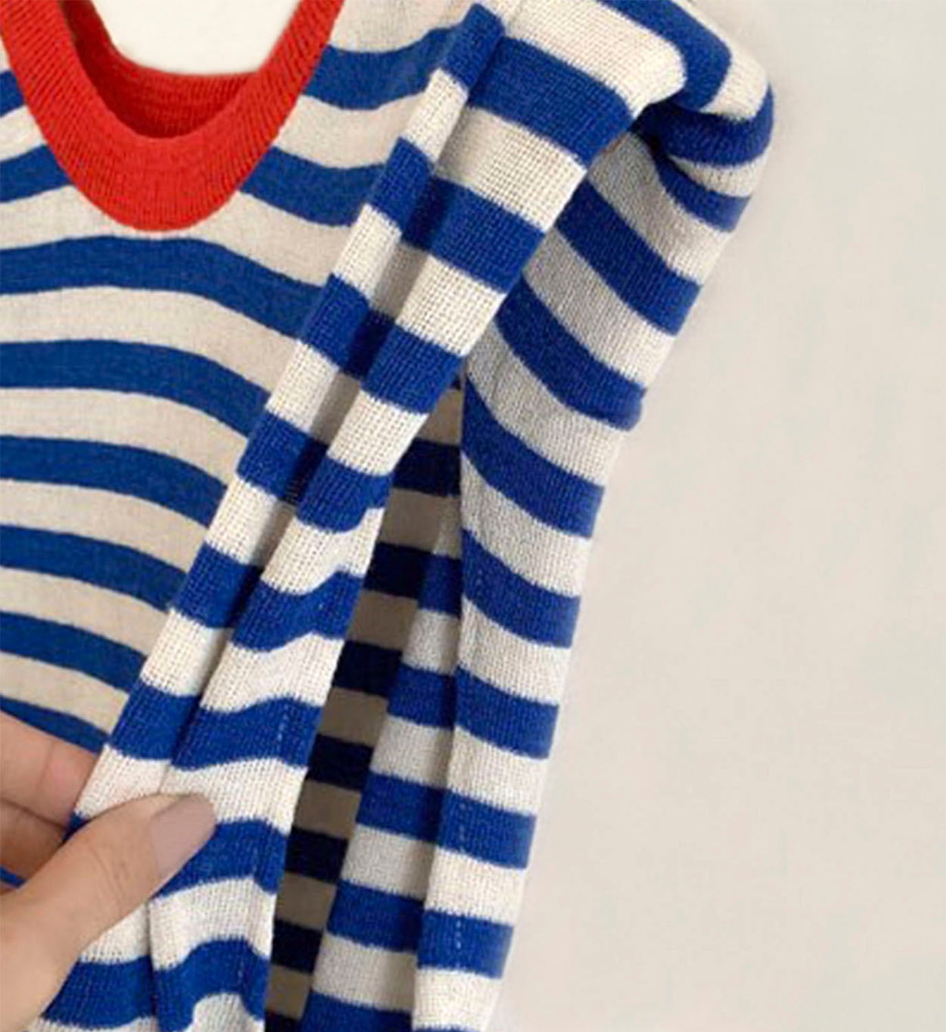 Stripe Color Block Knit Top